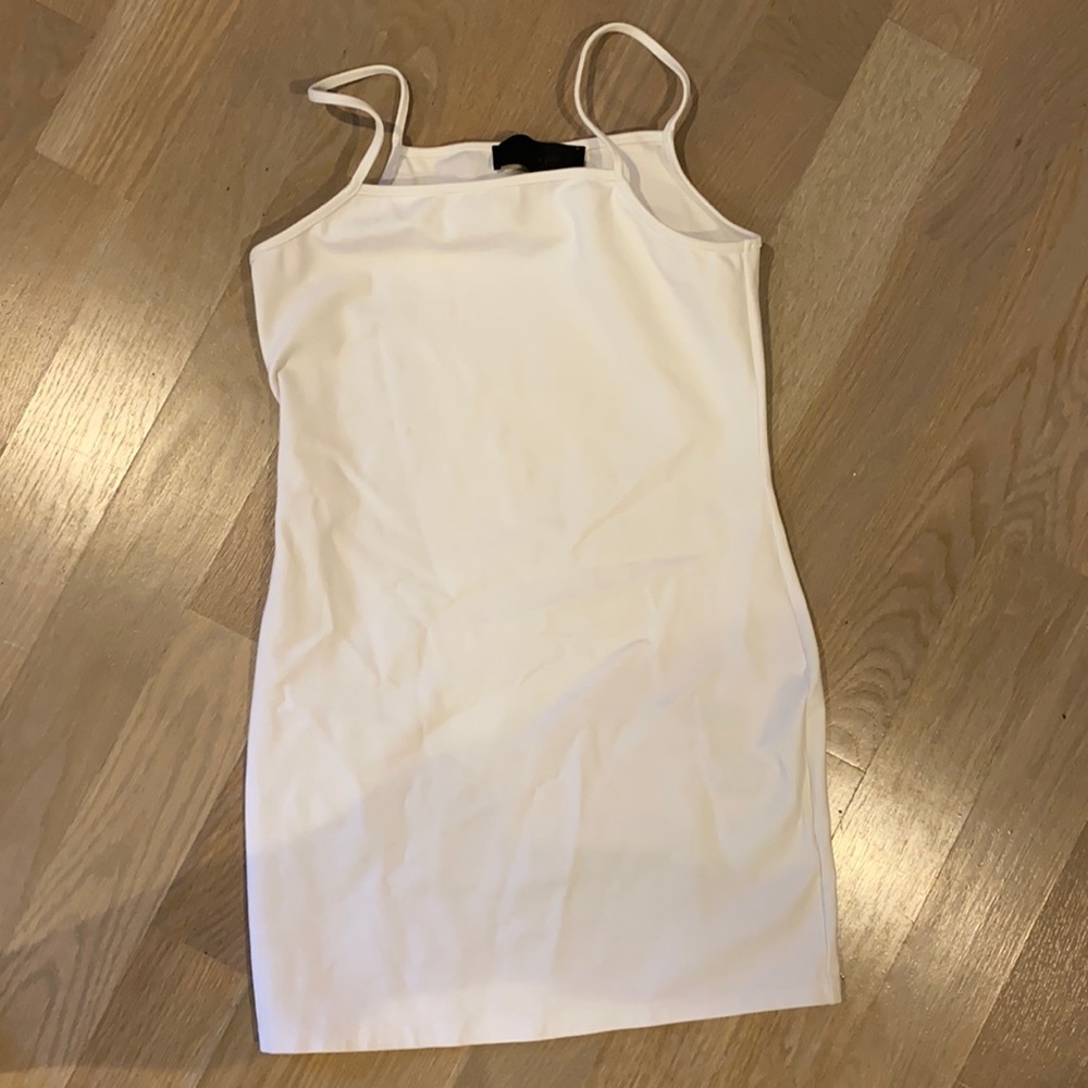 Kendall and Kylie white bodycon dress